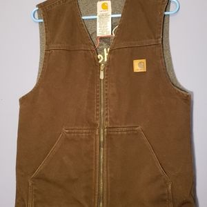 Vintage Carhartt Corduroy Rodeo Vest. Lined Unisex